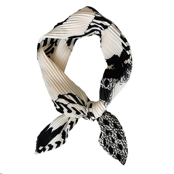 Elegant Wave rope Silk Scarf - Picture 7 of 9